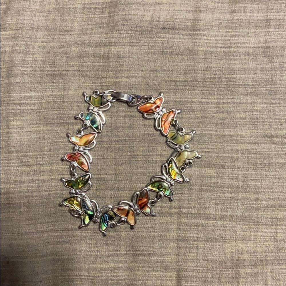 marble butterfly bracelet